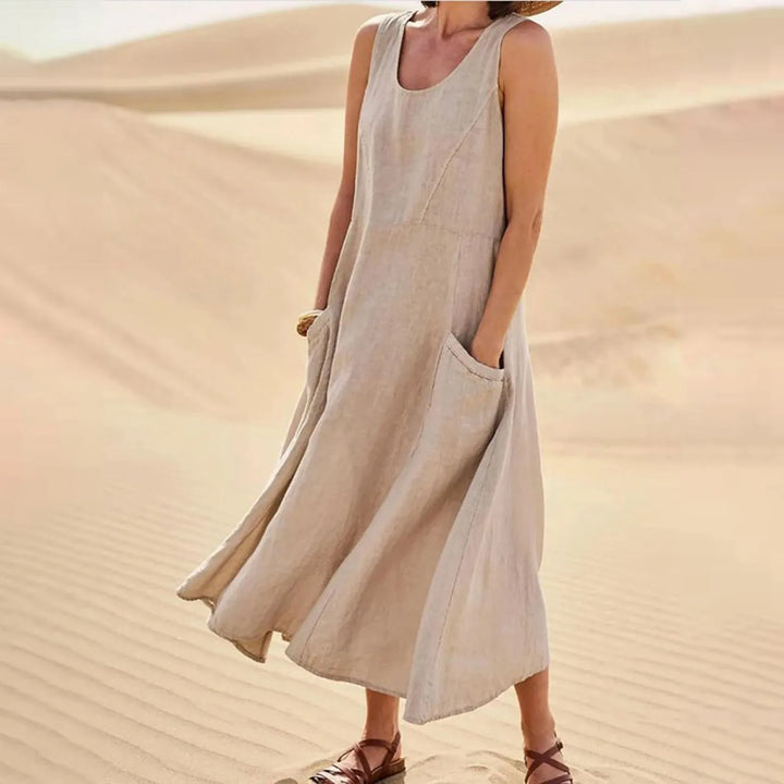 Olivia™ - Taschenkleid aus Leinen