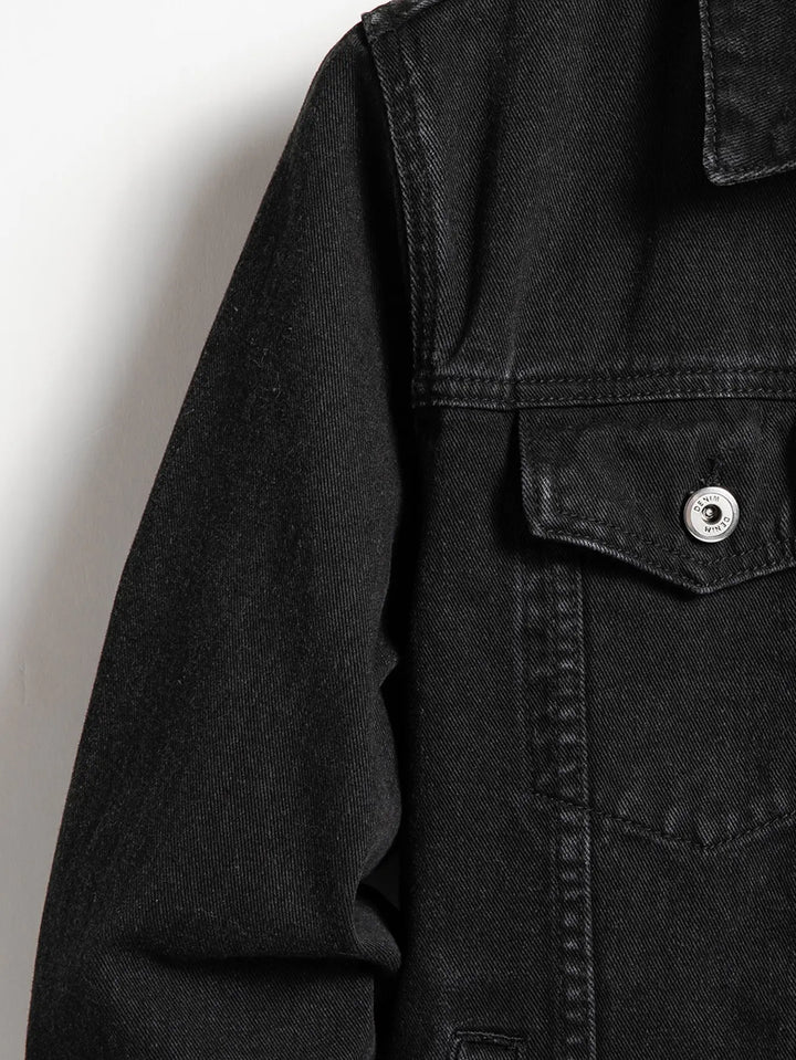 Regan | Geknöpfte Jeansjacke