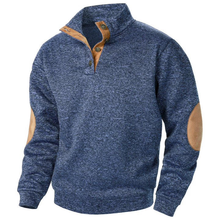 Martin | Henley-Pullover mit Stehkragen