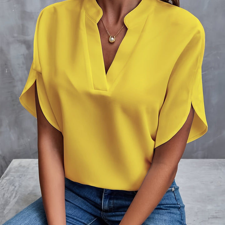 Beatrix | Elegante Bluse mit V-Ausschnitt