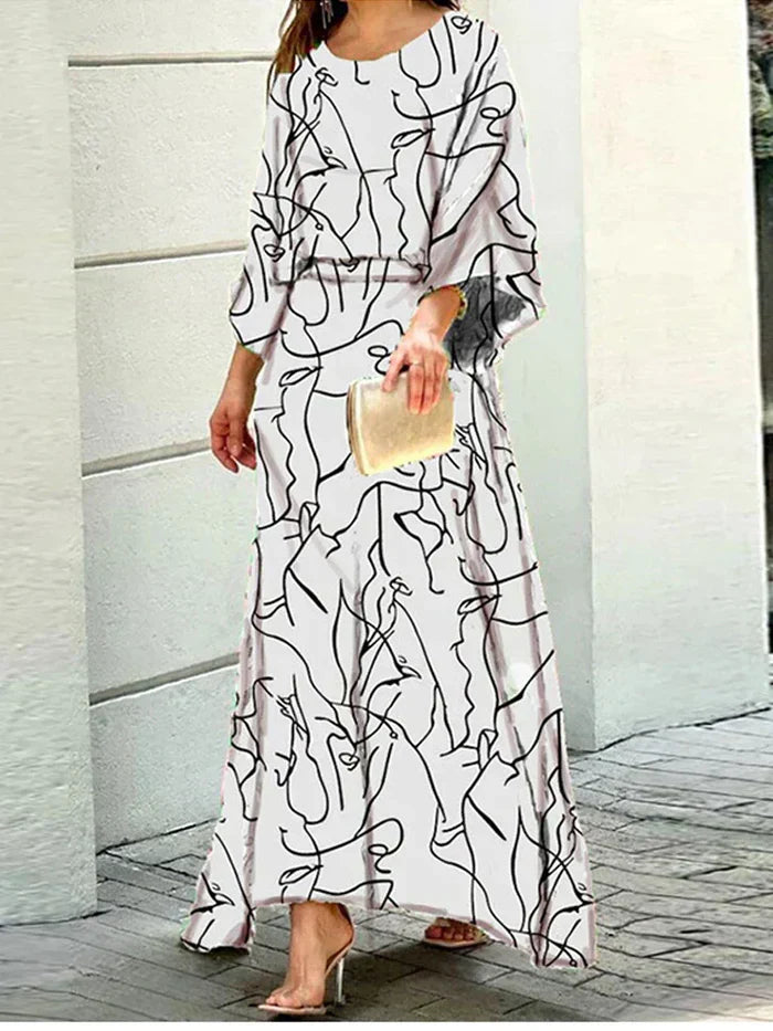 Evelin | Modekleid im Geometrischen Design