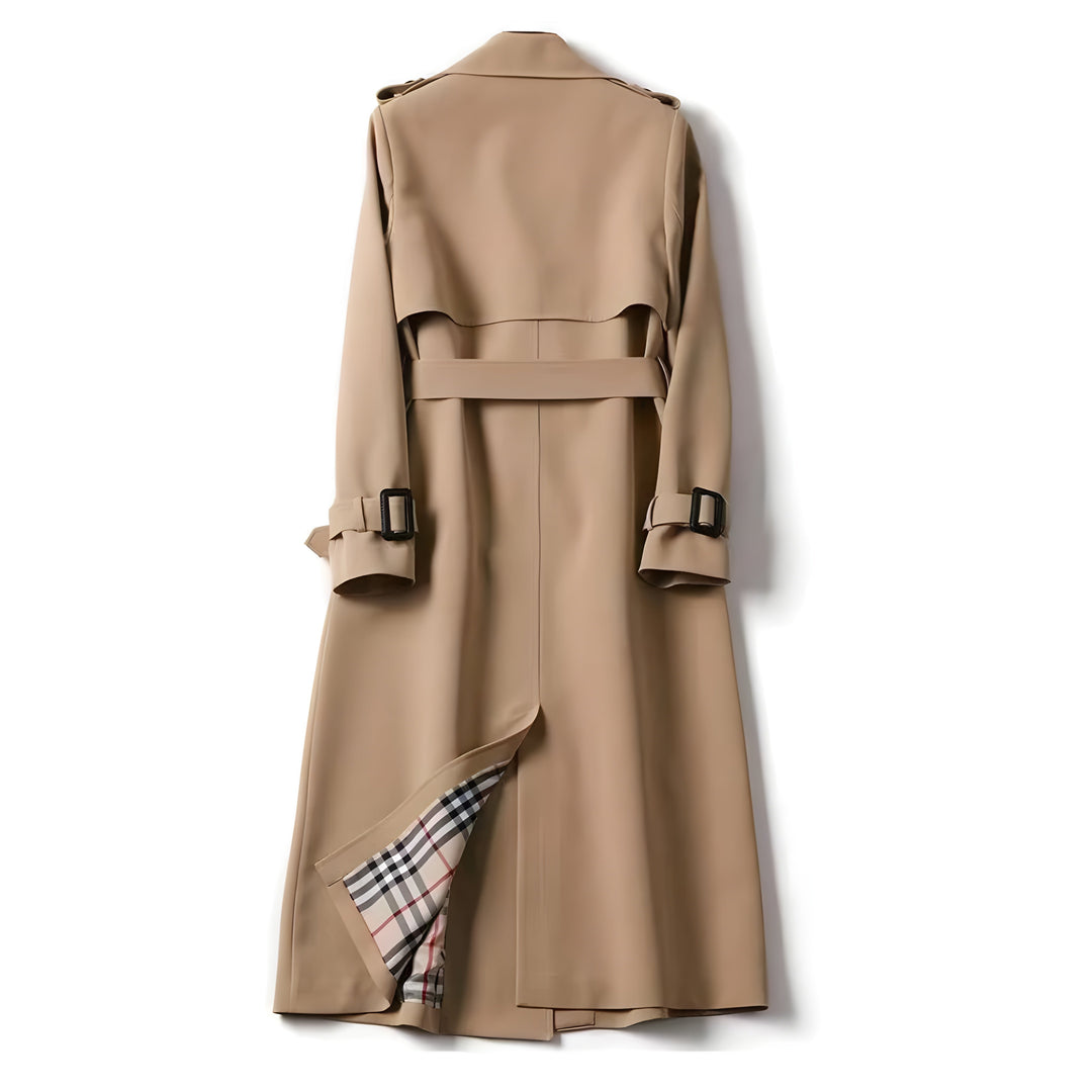 Dinah | Zweireihiger Trenchcoat mit Gürtel