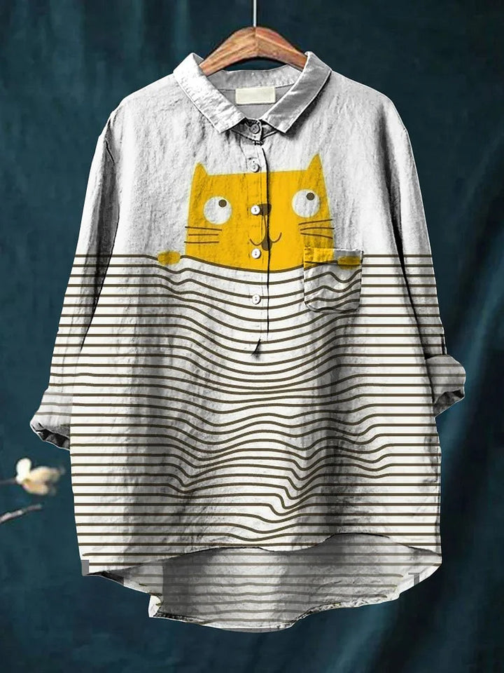 Regina | Katzen-Kunst-T-Shirt