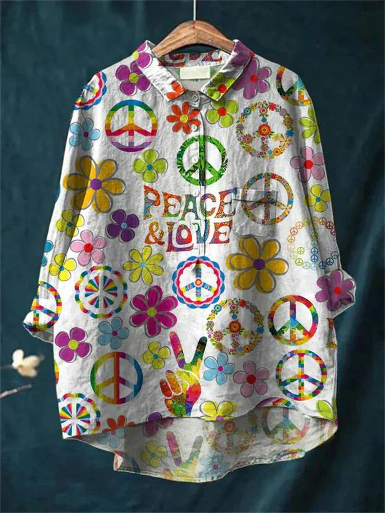Rosula | Hippie-Kunst-T-Shirt