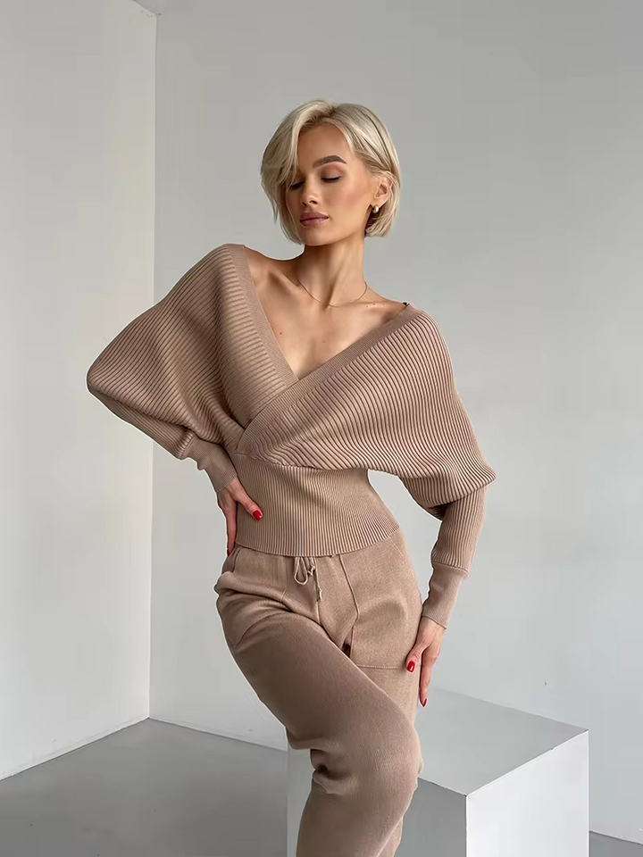 Zita | Bluse mit Off-Shoulder und Überjacke