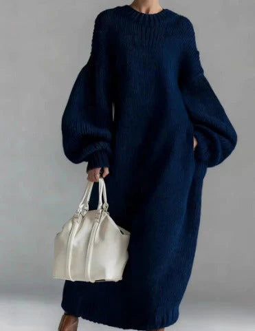 Emmari | Langes Strickkleid