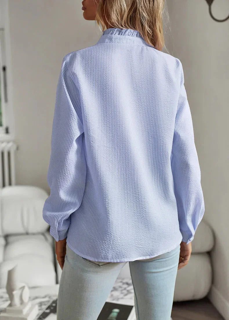 Ingrid | Elegante Bluse mit Rüschendesign