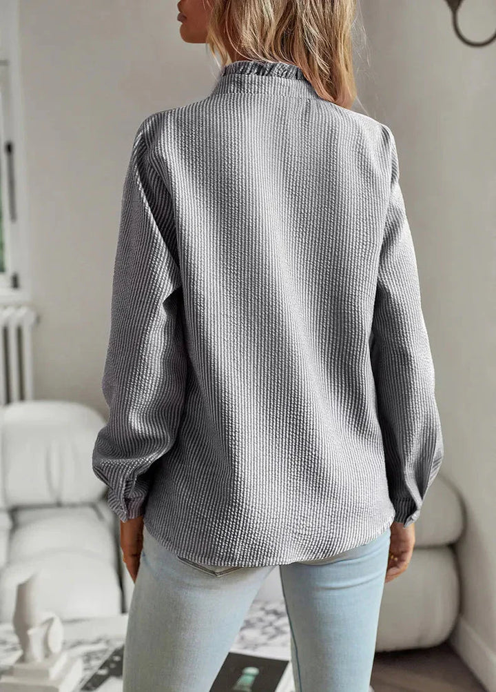 Ingrid | Elegante Bluse mit Rüschendesign