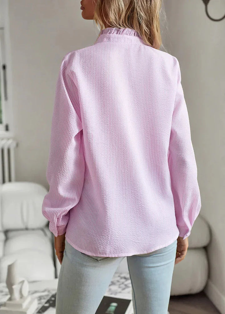 Ingrid | Elegante Bluse mit Rüschendesign