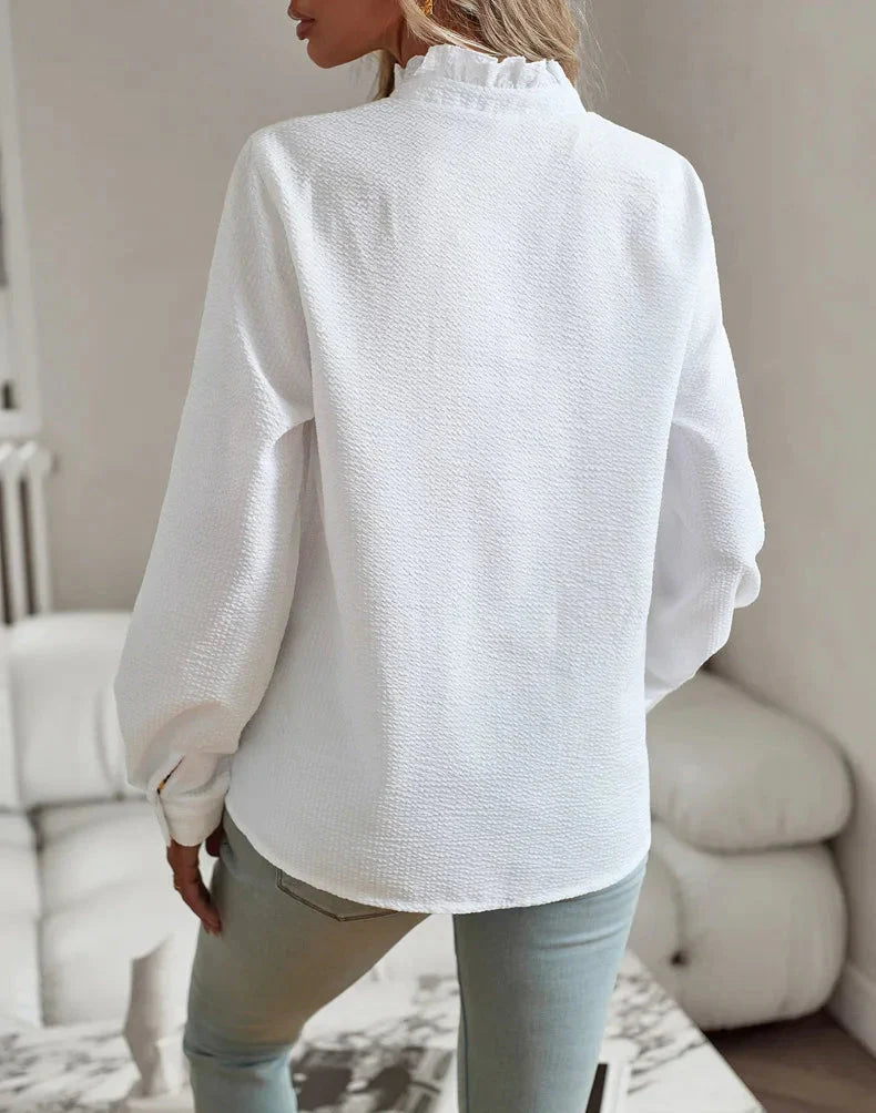 Ingrid | Elegante Bluse mit Rüschendesign