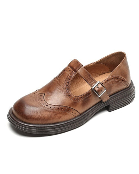 Elsie | T-Riemen-Lederschuh