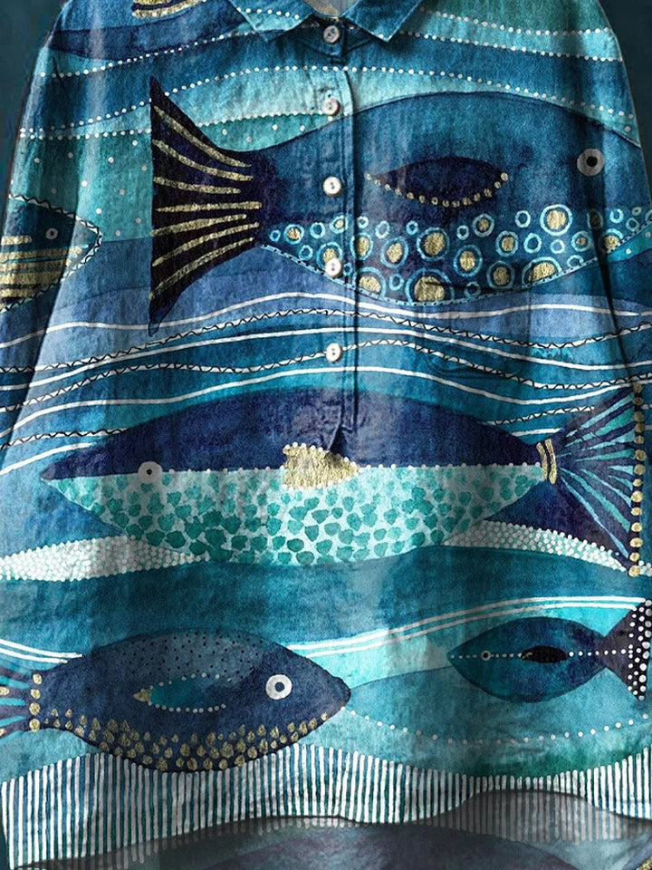 Dagmar |  Ozean-Kunst-T-Shirt