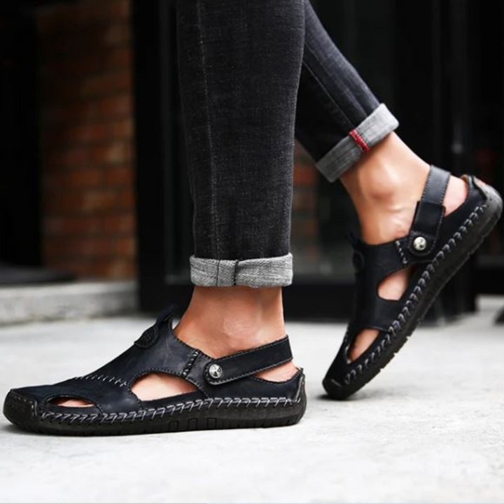 Klaus | Leder-Sandalen