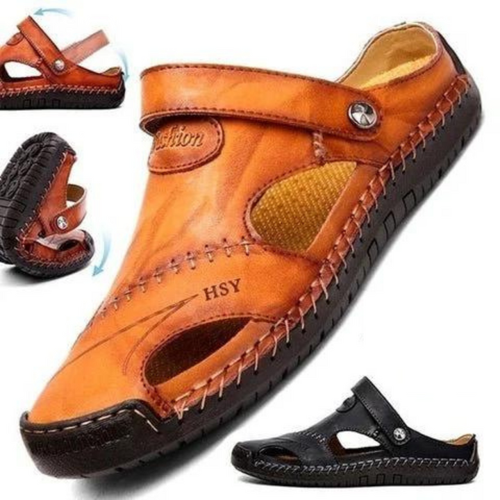 Klaus | Leder-Sandalen