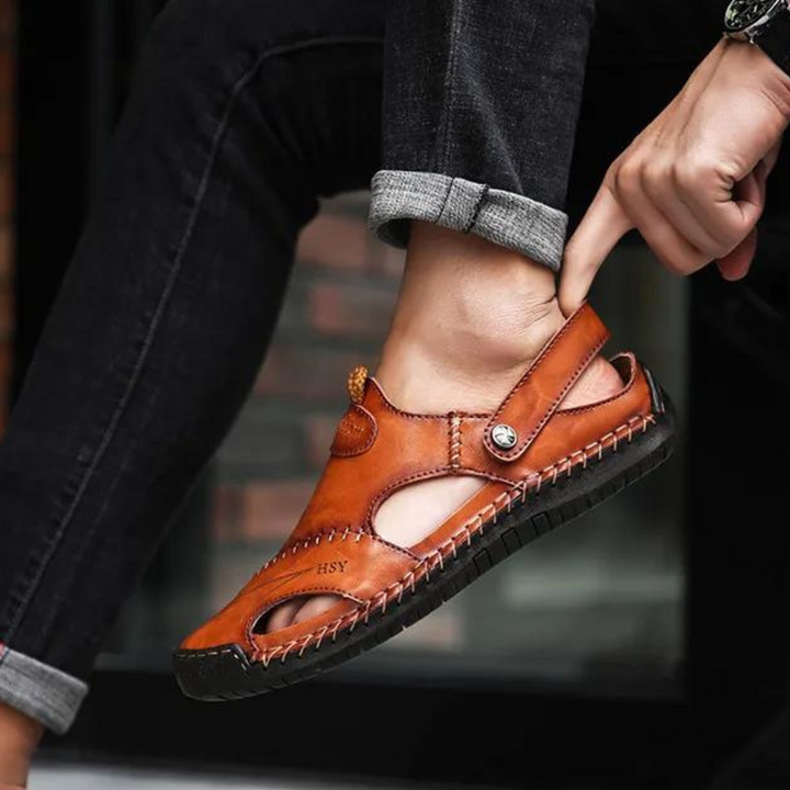 Klaus | Leder-Sandalen