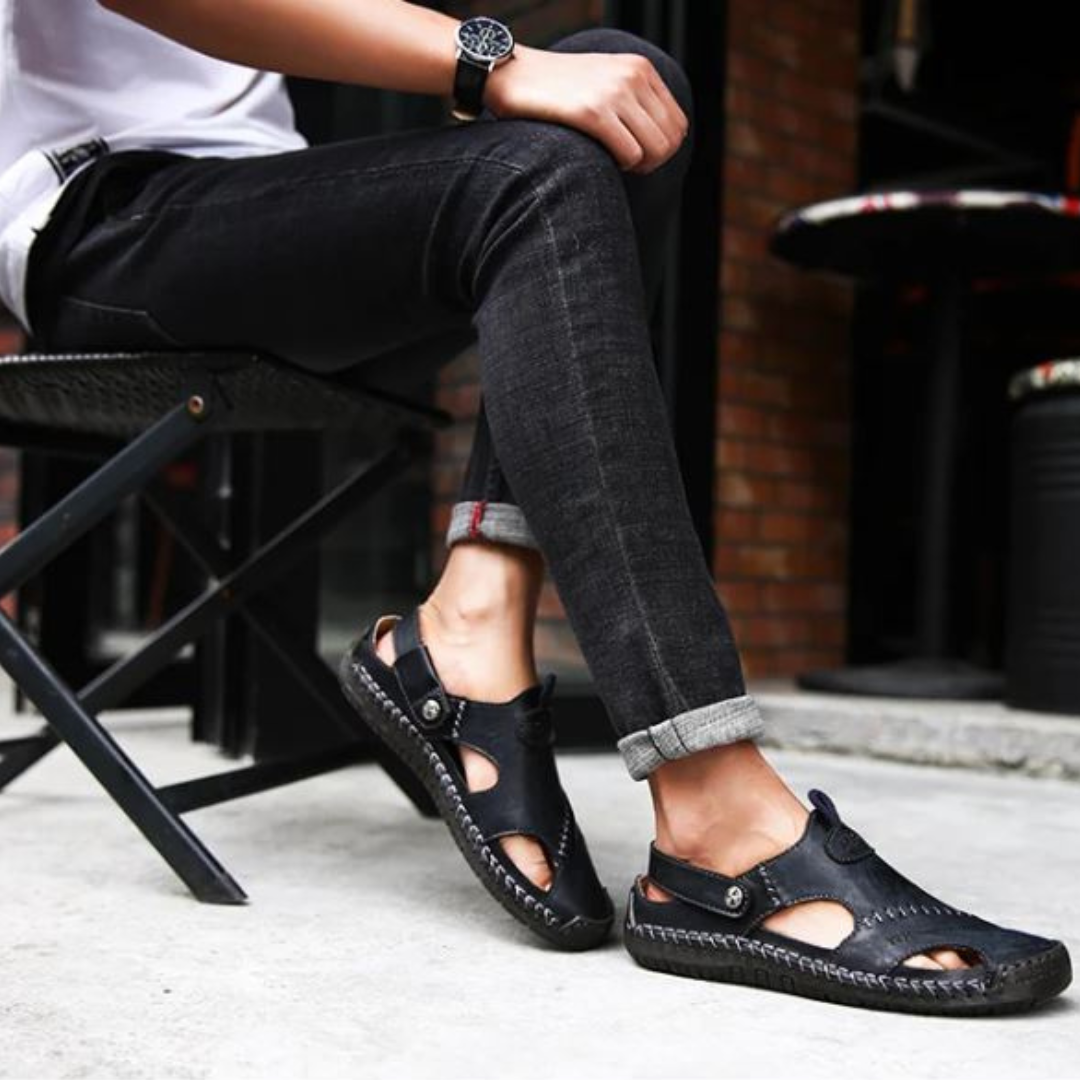 Klaus | Leder-Sandalen