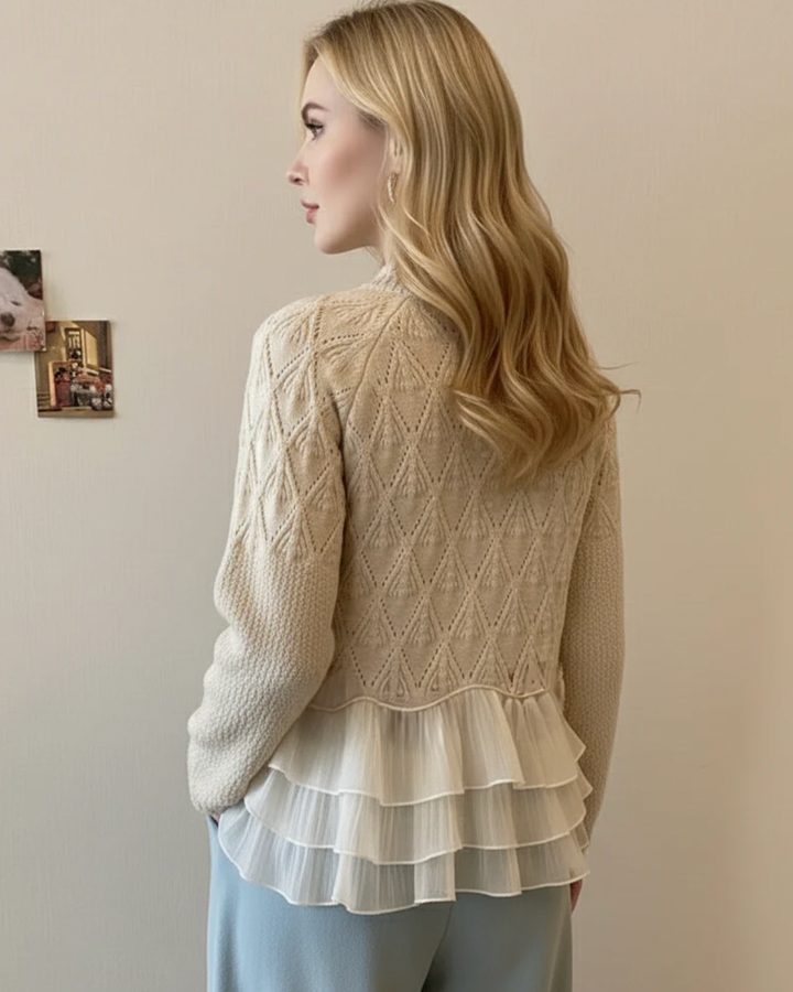 Sheryl | Stilvoller Rüschenpullover