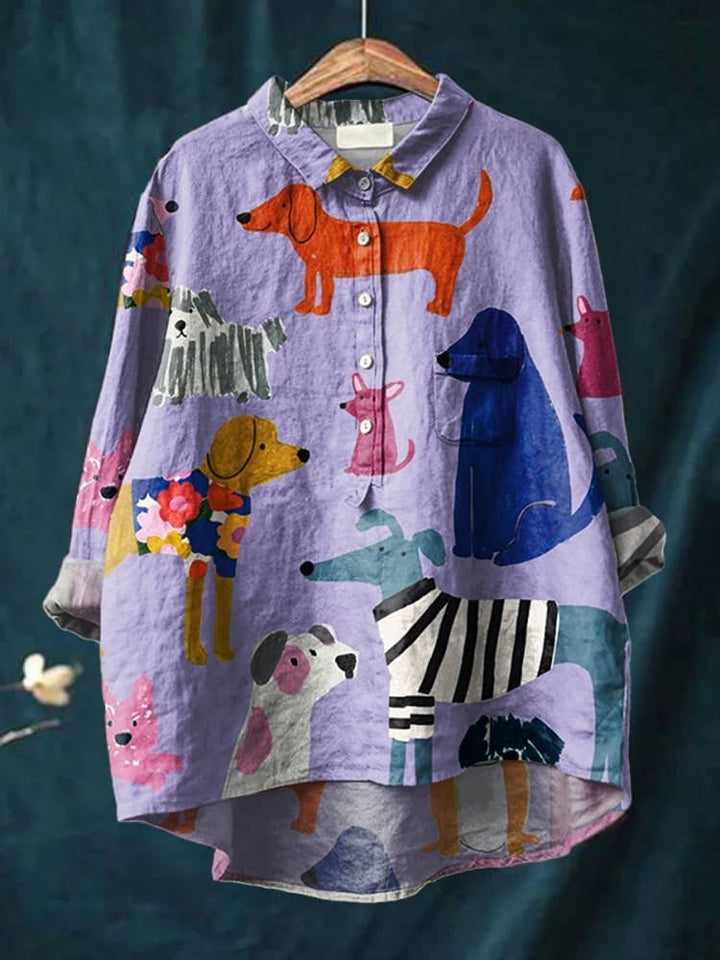 Ricarda | Hunde-Kunst-T-Shirt