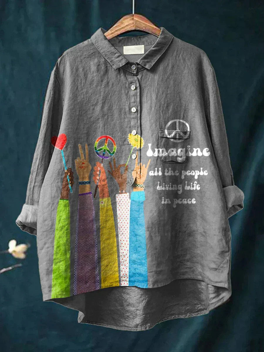Rosula | Hippie-Kunst-T-Shirt
