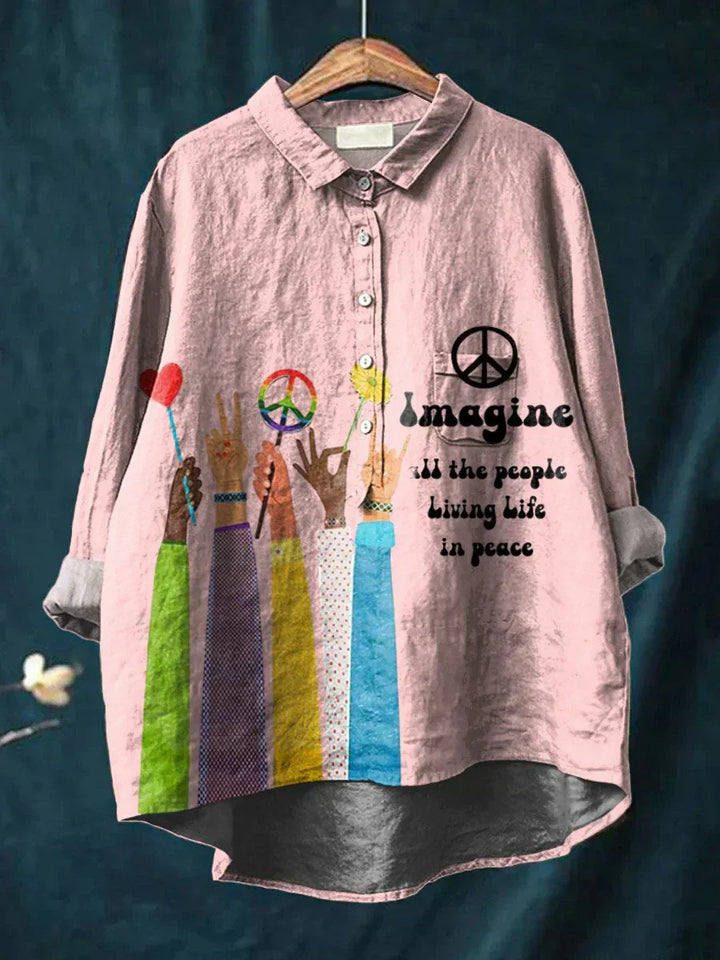 Rosula | Hippie-Kunst-T-Shirt
