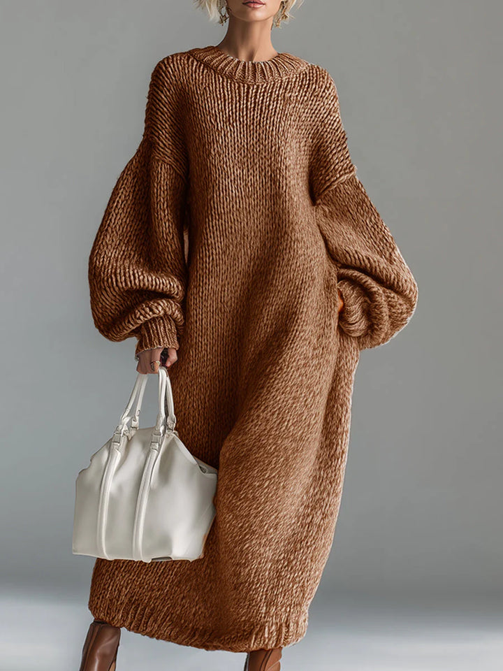 Emmari | Langes Strickkleid