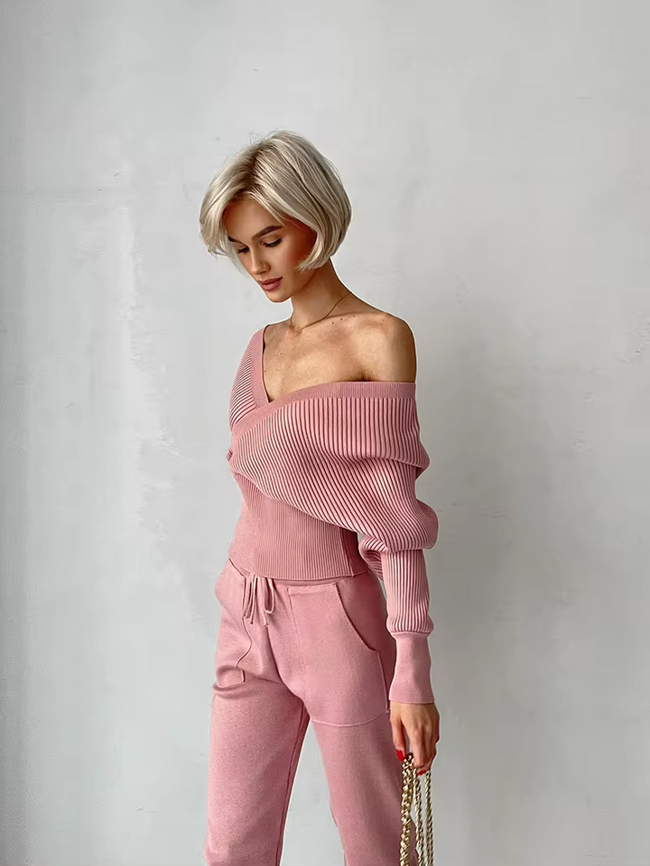 Zita | Bluse mit Off-Shoulder und Überjacke