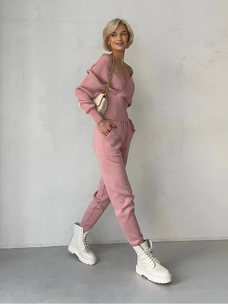 Zita | Bluse mit Off-Shoulder und Überjacke