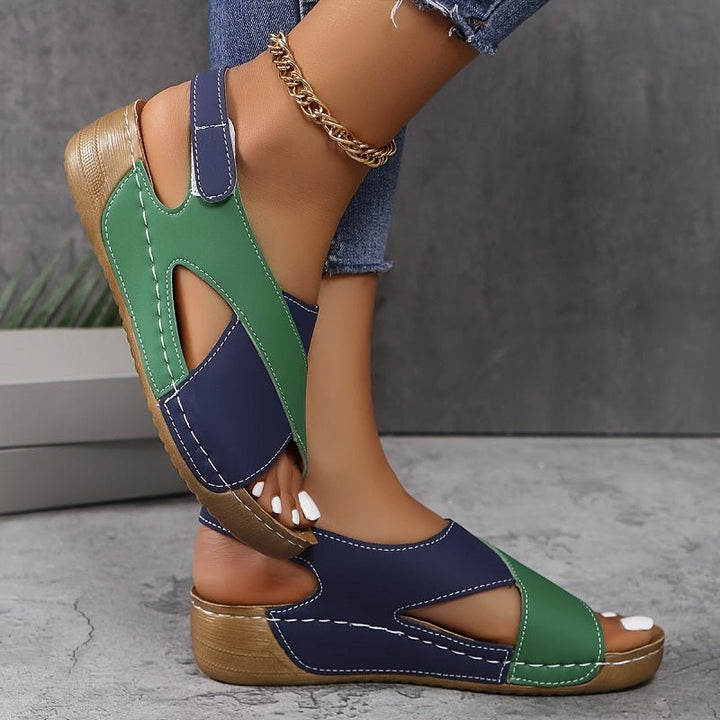Selma | Retro-Ledersandalen