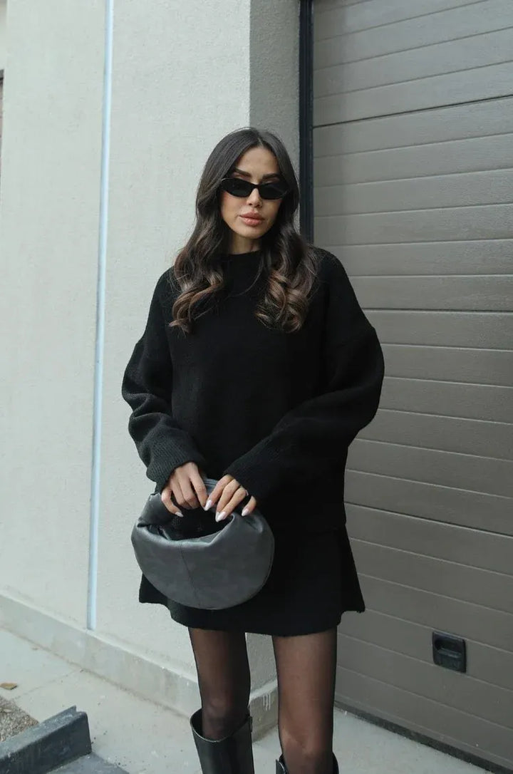 Ariana | Strickset mit Pullover und Rock