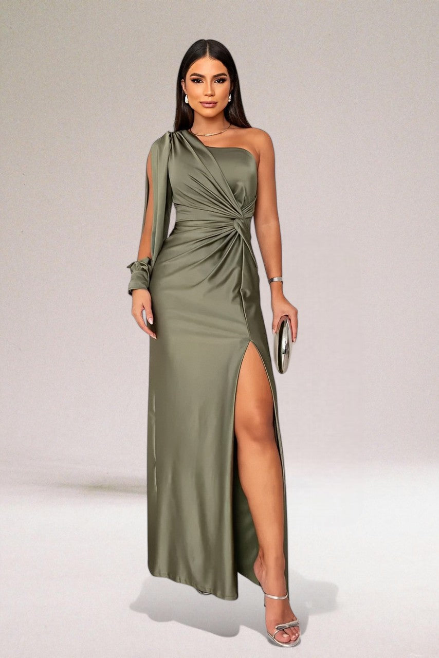 Lotta | One-Shoulder-Kleid mit Drapierung