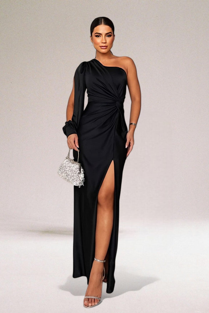 Lotta | One-Shoulder-Kleid mit Drapierung